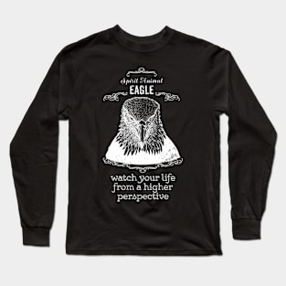 Spirit Animal - Eagle - white Long Sleeve T-Shirt